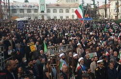 اجتماع بزرگ مردم دیار میرزا کوچک جنگلی در سالروز حماسه ۸ دی