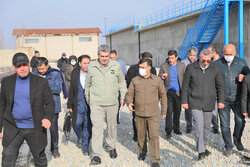 بازدید رئیس سازمان محیط زیست از تصفیه‌خانه شهرک صنعتی ۲ اردبیل