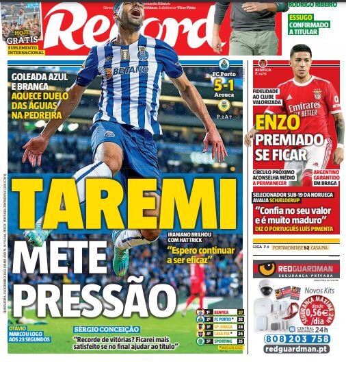 توصیف روزنامه پرتغالی از طارمی: او مثل یک پهباد ایرانی است!