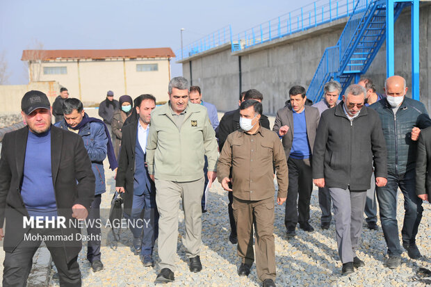 بازدید رئیس سازمان محیط زیست از تصفیه‌خانه شهرک صنعتی ۲ اردبیل