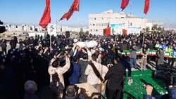آلاله گمنام در دانشگاه علوم پزشکی اردبیل آرام گرفت