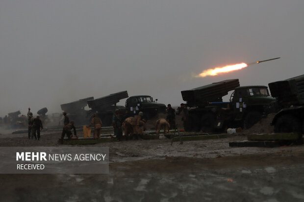 Iran Army Ground Forces exercise
