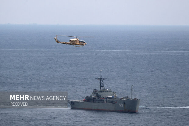 Iran Army naval and ground forces joint drill