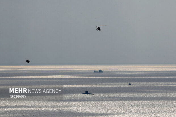 Iran Army naval and ground forces joint drill