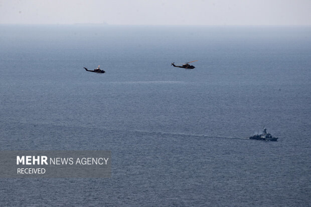 Iran Army naval and ground forces joint drill