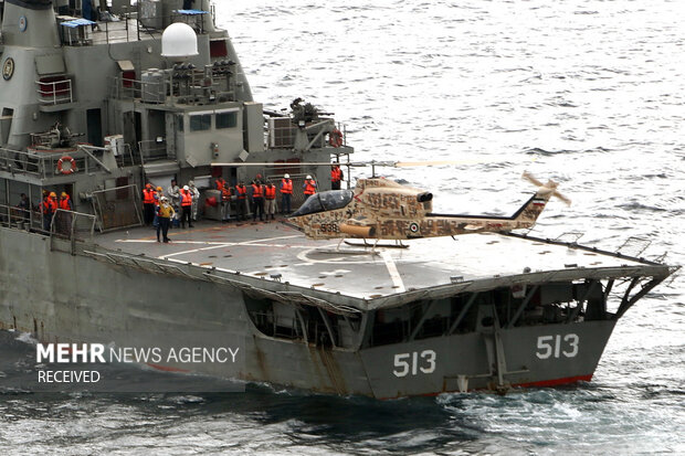 Iran Army naval and ground forces joint drill