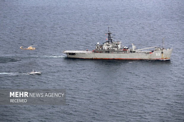 Iran Army naval and ground forces joint drill