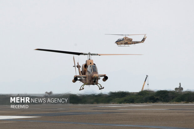 Iran Army naval and ground forces joint drill