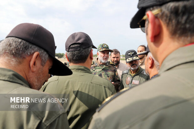 Iran Army naval and ground forces joint drill