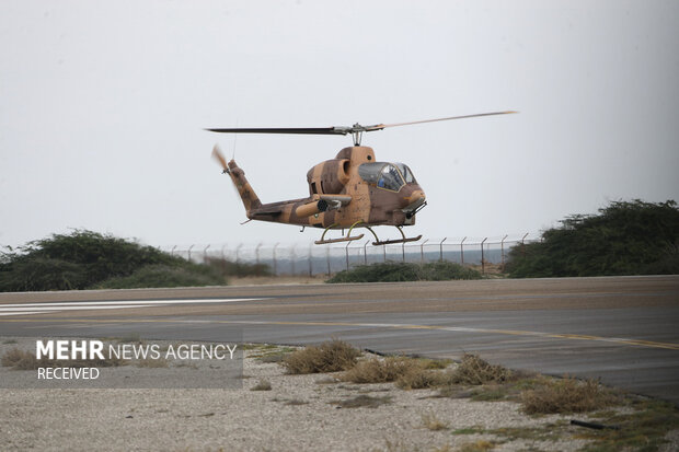 Iran Army naval and ground forces joint drill