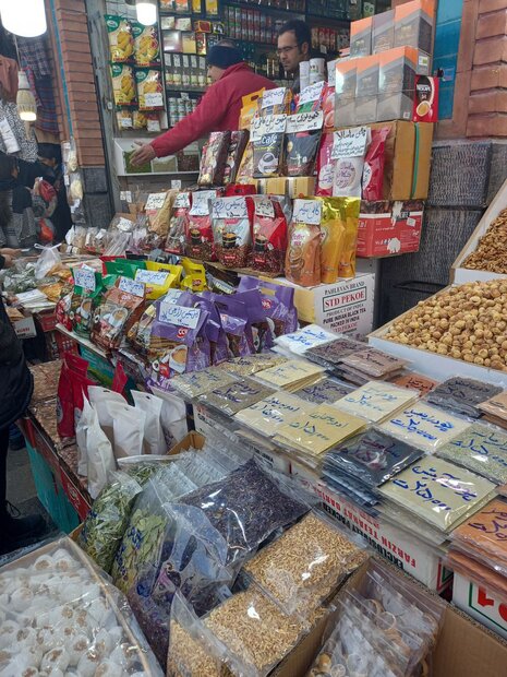 تجمع محدود در بازار آهنگران تهران