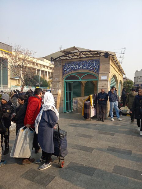 تجمع محدود در بازار آهنگران تهران