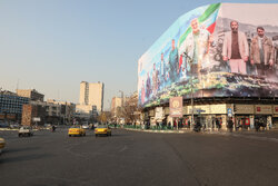 Huge mural depicting Lt. Gen. Soleimani in Tehran