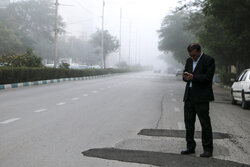 کاهش دید افقی در خوزستان به زیر ۵۰ متر