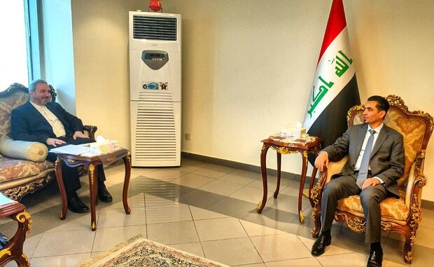 Iran envoy, Iraqi transport minister discuss bilateral coop.