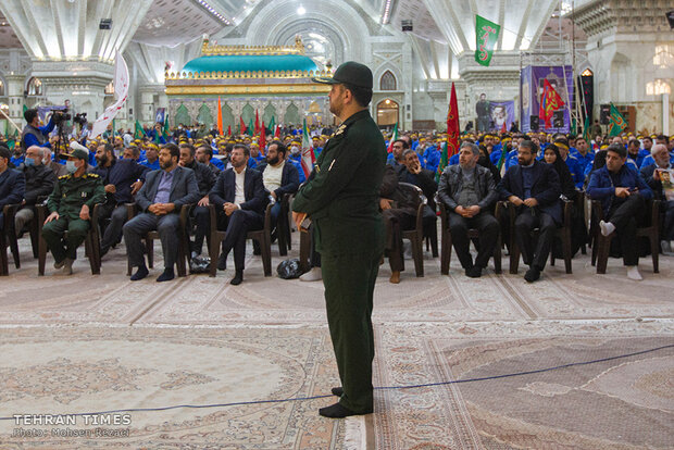 To honor great martyrs; labor ministry staff mark memory of General Soleimani