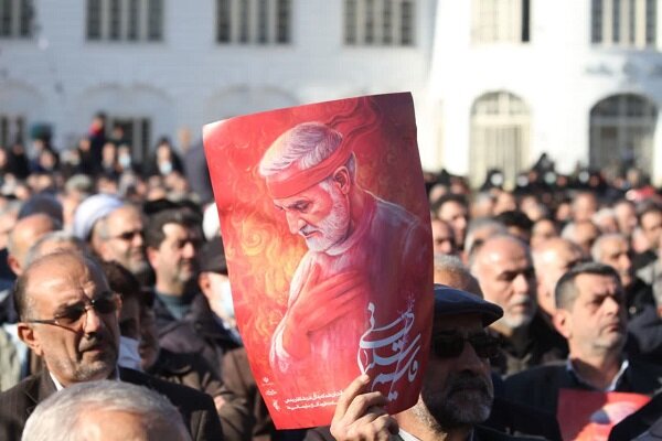 Şehit Süleymani Reşt kentinde anıldı Şehit Süleymani Reşt kentinde anıldı