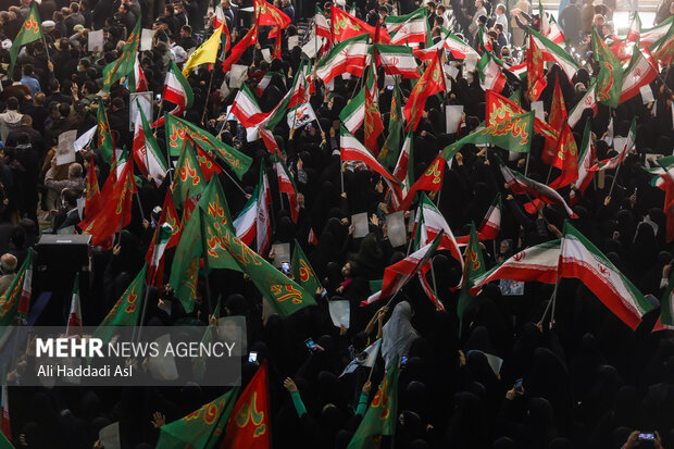 مراسم سومین سالگرد شهادت سردار سلیمانی در مصلی تهران