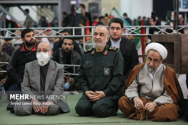 مراسم سومین سالگرد شهادت سردار سلیمانی در مصلی تهران-۲