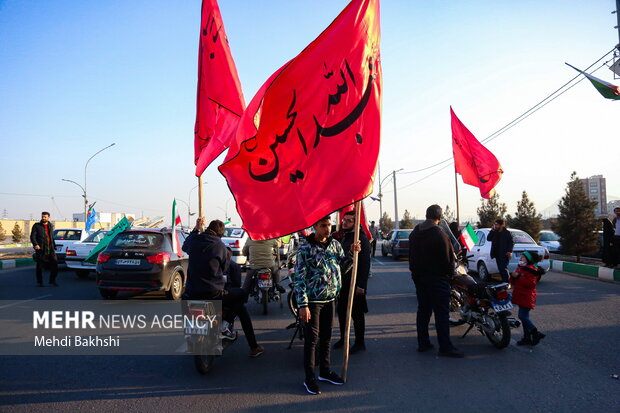 شہید قاسم سلیمانی کی برسی کے موقع پر قم میں کار ریلی
