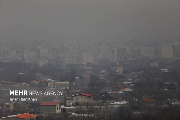 ادامه آلودگی هوا در قزوین