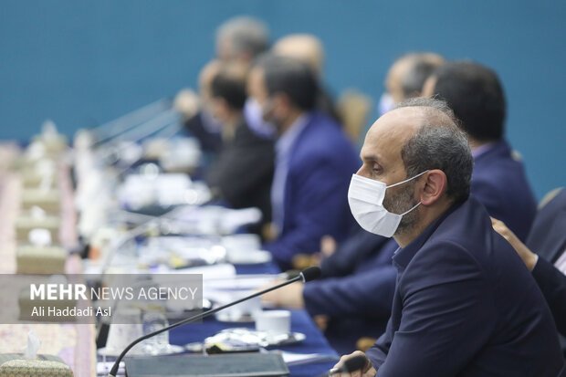 پیمان جبلی رئیس سازمان صدا و سیما در جلسه شورای عالی فضایی حضور دارد