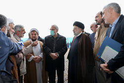 President Raeisi pays visit to Baharestan County