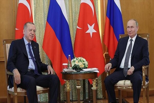 گفتگوی تلفنی اردوغان و پوتین درباره تحولات منطقه ای و بین المللی