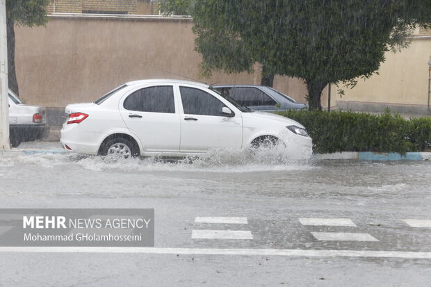 بارندگی و آبگرفتگی معابر در بوشهر، شدت بارندگی، بارش ، باران