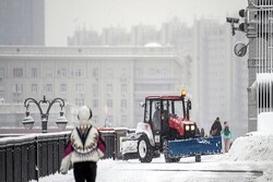 «مسکو» یخ بست/ ۲۲ درجه زیرصفر