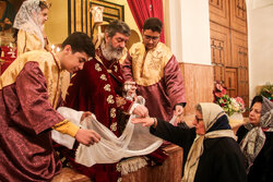 Religious rituals at Saint Mary Church of Tabriz