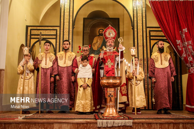 ایران میں ارتھوڈکس عیسائیوں کی کرسمس تقریب
