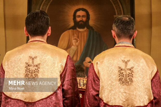 Religious rituals at Saint Mary Church of Tabriz