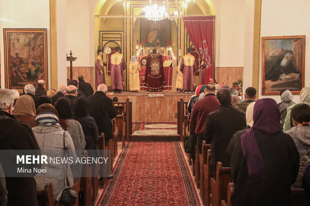 Religious rituals at Saint Mary Church of Tabriz