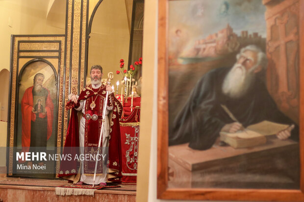 Religious rituals at Saint Mary Church of Tabriz