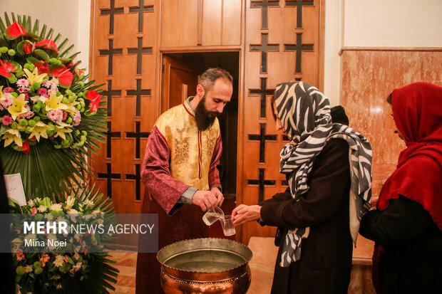 Religious rituals at Saint Mary Church of Tabriz