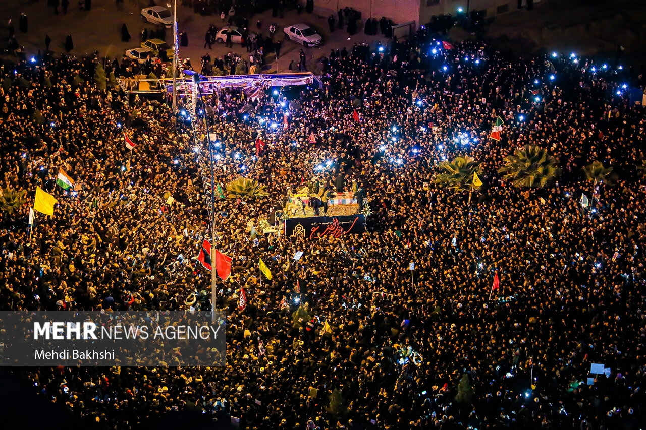 روایتی از تشییع سردار پر افتخار اسلام در خاستگاه انقلاب 