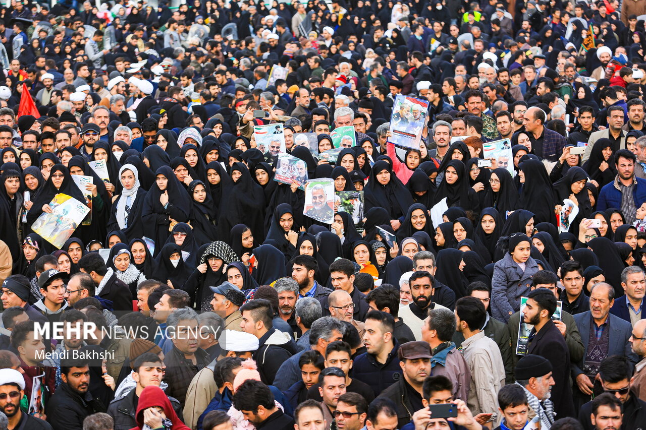 روایتی از تشییع سردار پر افتخار اسلام در خاستگاه انقلاب