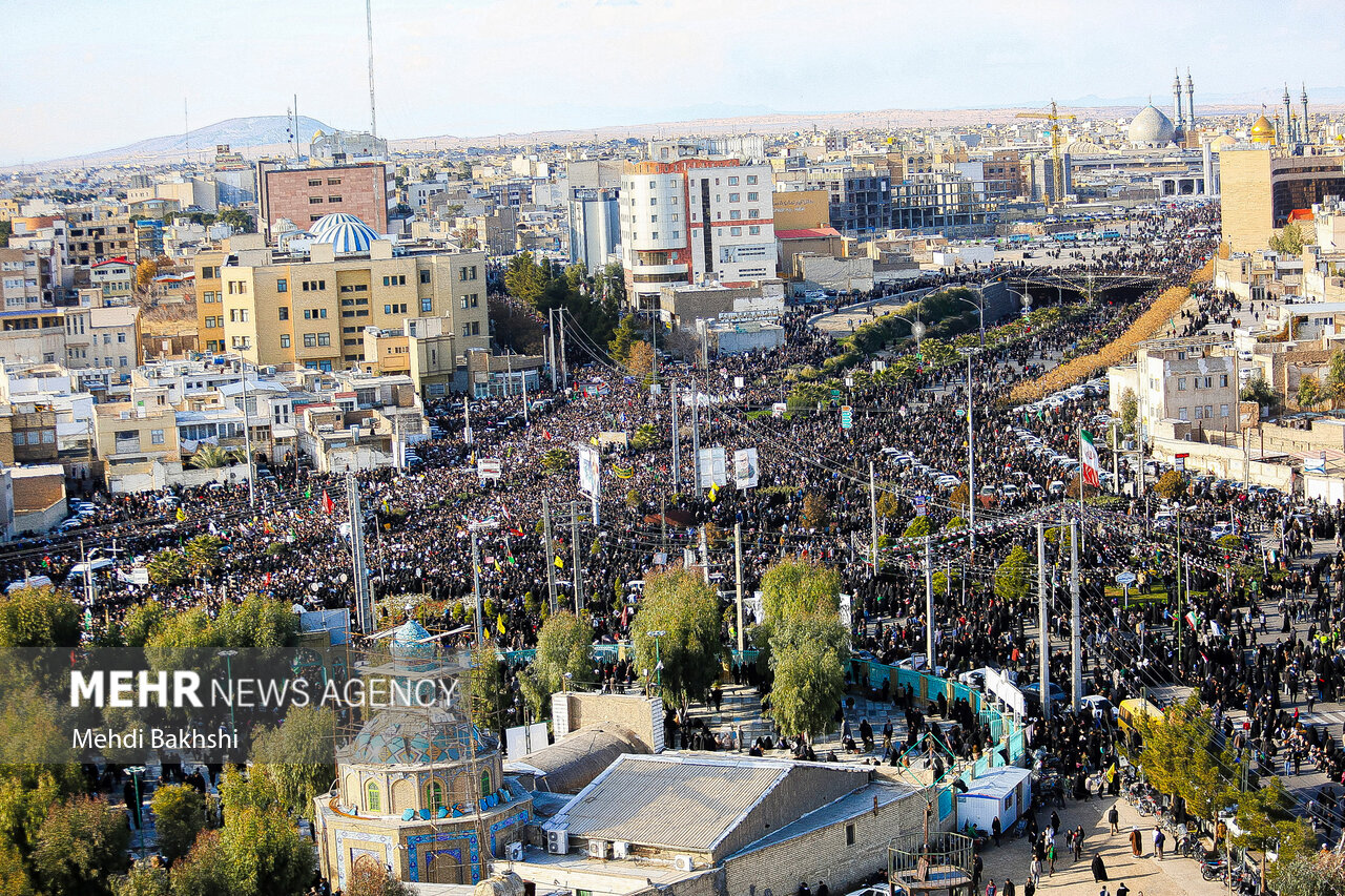 روایتی از تشییع سردار پر افتخار اسلام در خاستگاه انقلاب