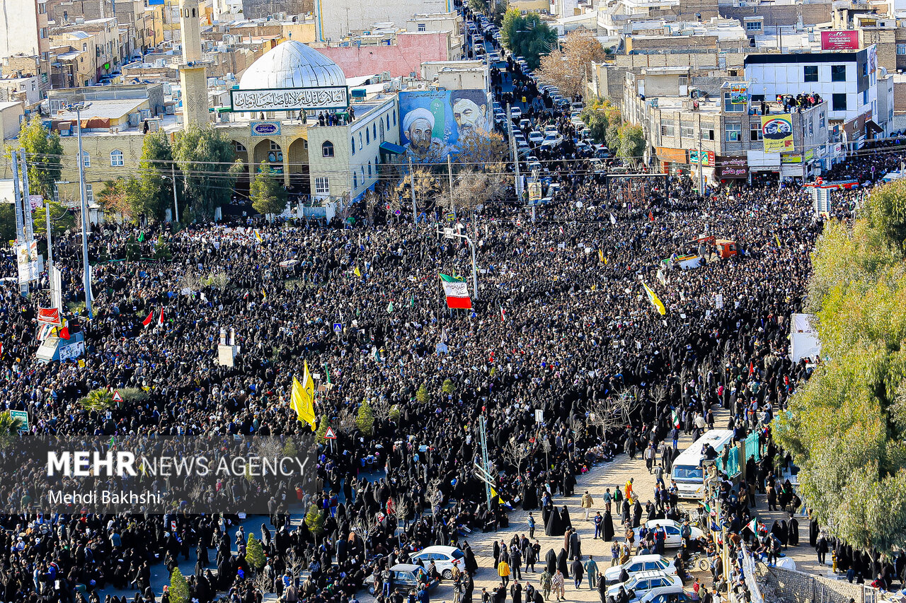 روایتی از تشییع سردار پر افتخار اسلام در خاستگاه انقلاب