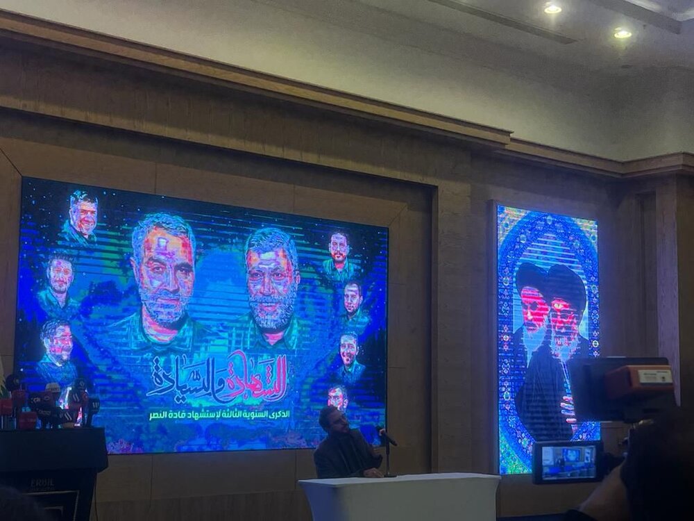 ڕێورەسمی ساڵیادی شەهید حاجی قاسم سولەیمانی لە هەولێر