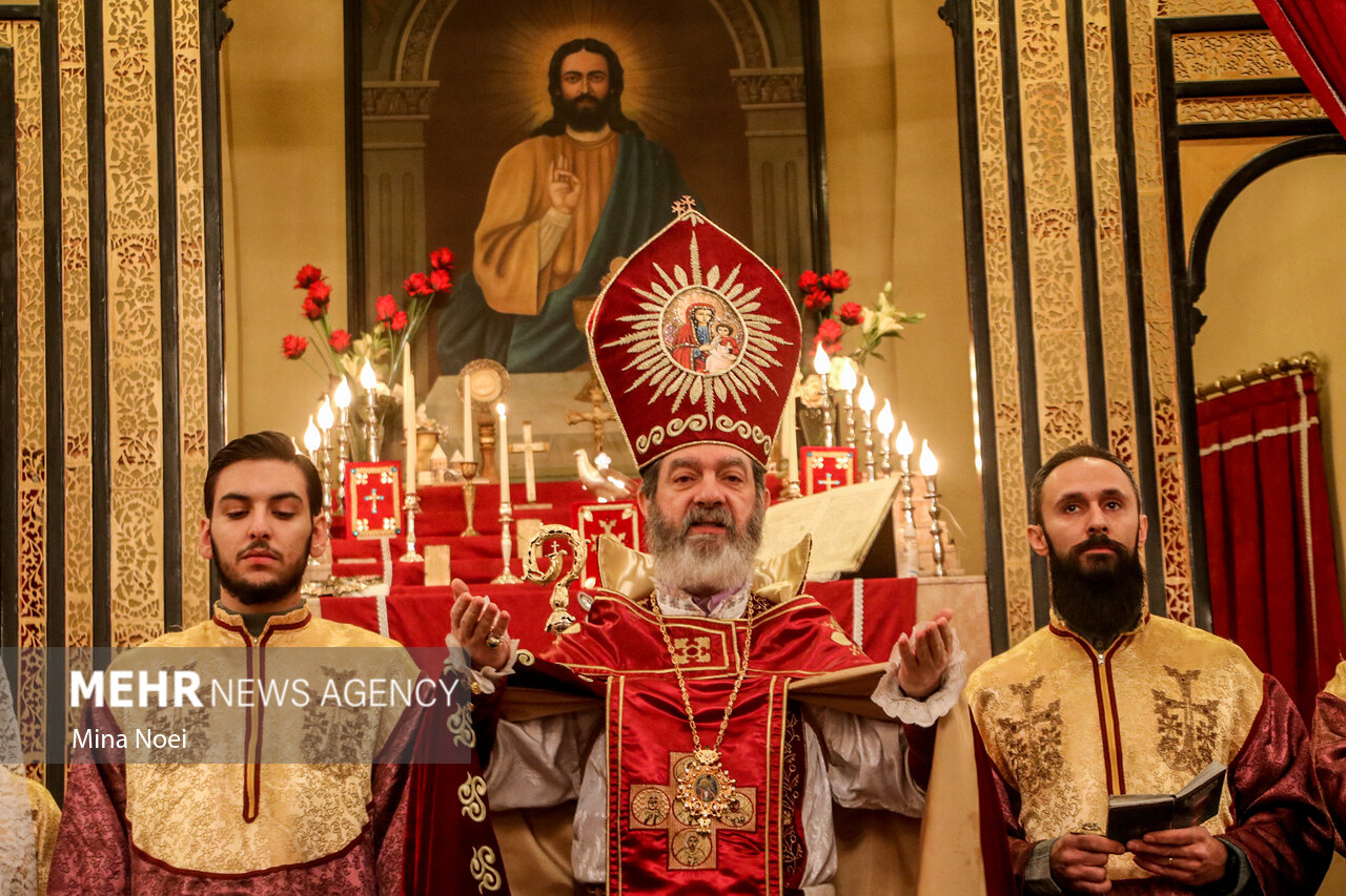 ایران میں ارتھوڈکس عیسائیوں کی کرسمس تقریب