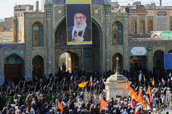 Marchers in Qom condemn French magazine sacrilegious cartoons