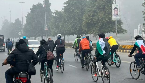 Cycle ride for Palestine solidarity held in Lahore