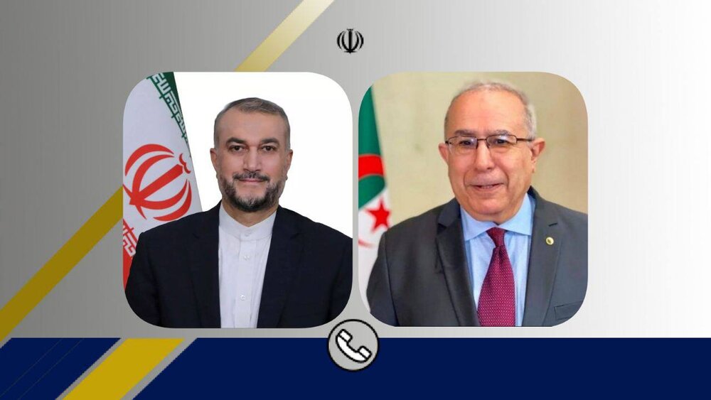 Irán FM mantiene conversaciones telefónicas con sus homólogos de Argelia y Venezuela