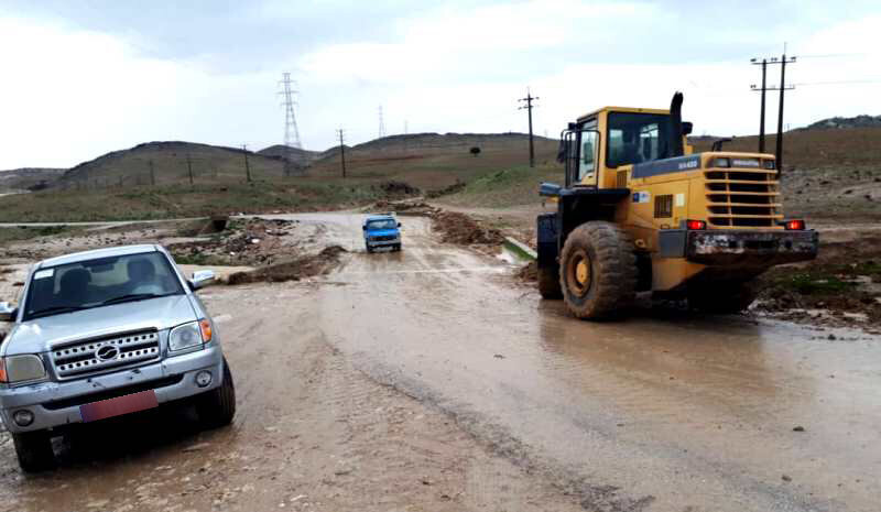 مسیر مسدود شده بر اثر سیلاب در جنوب سیستان وبلوچستان بازگشایی شد