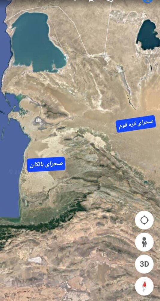 بارش خاک به وقت دی درگلستان/قدرت نمایی ریزگردها از زمستان شروع شد