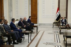 رایزنی رئیس جمهور عراق با رئیس پارلمان اردن