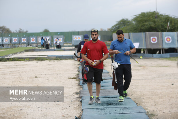 اردوی تیم ملی تیراندازی با کمان در جزیره کیش
