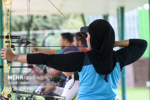 Iran national archery team camp in Kish Island
